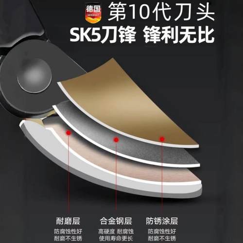 德国精工艺园剪刀剪树枝专用剪刀修枝剪果树剪花园林园艺剪子 - 图0