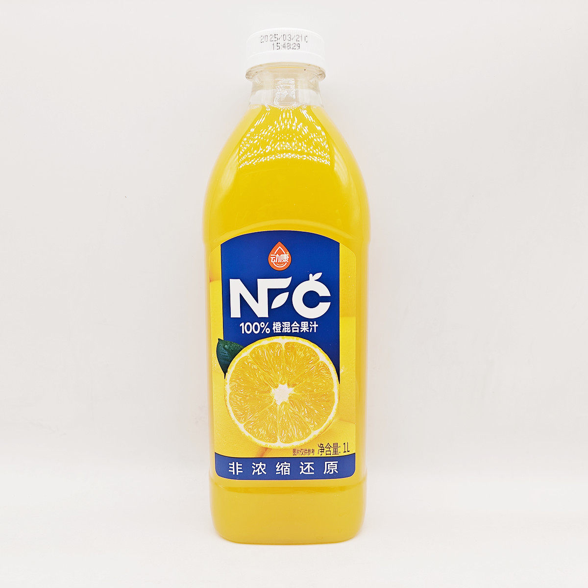 【整箱8瓶】动康NFC100%纯果汁1L大瓶苹果葡萄橙混合果汁饮料,淘宝优惠券,粉丝福利购,淘宝优惠卷