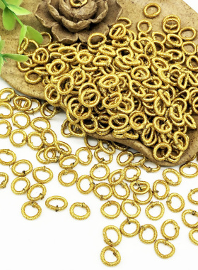 9mm线圈闪金色菠萝结纽扣手链吊坠饰品材料中国结线材diy手工配饰