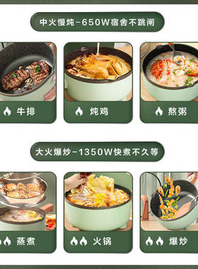 可拆卸式电源线1300W加大火力