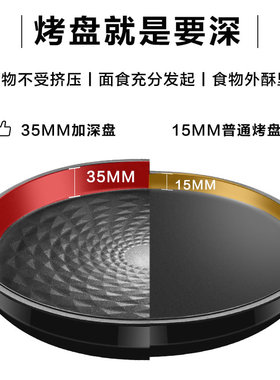 奥克斯2000w大功率双面加热煎饼