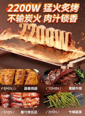 【68cm特大号烤盘】家庭烤肉聚会