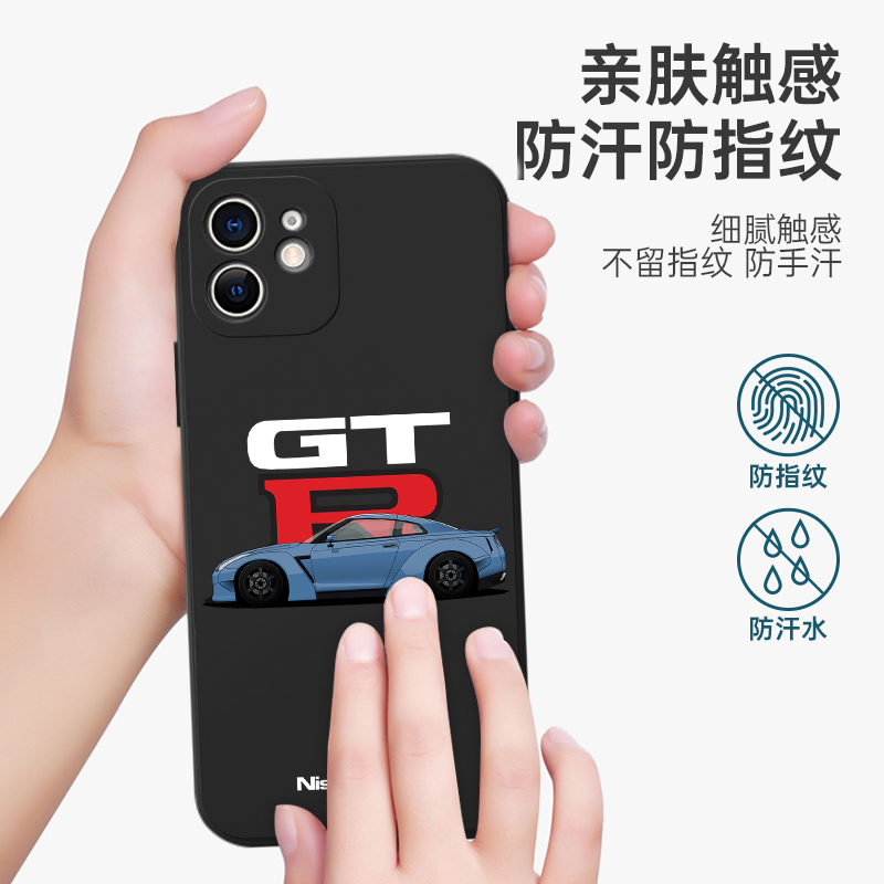 GTR手机壳苹果14华为mate40pro日系iPhone13promax汽车小米12跑车oppo超跑vivo潮牌30x潮P40xr适用jdm套nova7-图3