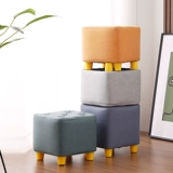 Легкая роскошная технология ткань маленький стул домашний туфли смену обувь -стул гостиная журнальный столик гном дварф -стул у двери скамей