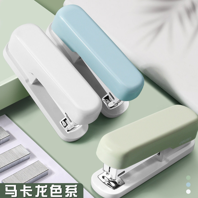 Deli stapler for students in macaron color