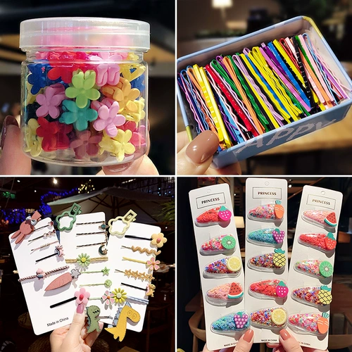 Детская заколка для волос, заколка-крабик, шпильки для волос, аксессуар для волос для девочек, простой и элегантный дизайн, популярно в интернете