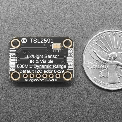 1980 TSL2591 高动态数字光传感器模块I2C接口 -STEMMA QT/Qwiic - 图2