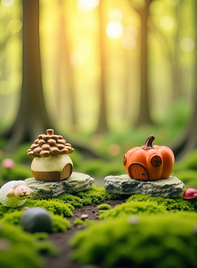 仿真石头片微景观鱼缸造景摆件