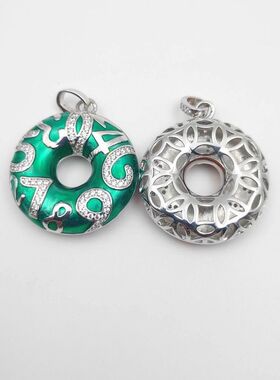 日系coopkoop大师指定数易银s925吊坠 五色吊坠 数字吊坠 乾坤