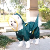 Щенка щенка с четырьмя вспыльчивыми динозаврами превратились в маленьких щенков плюшевых плюсов, дождь, водонепроницаемая дождевая одежда для домашних животных