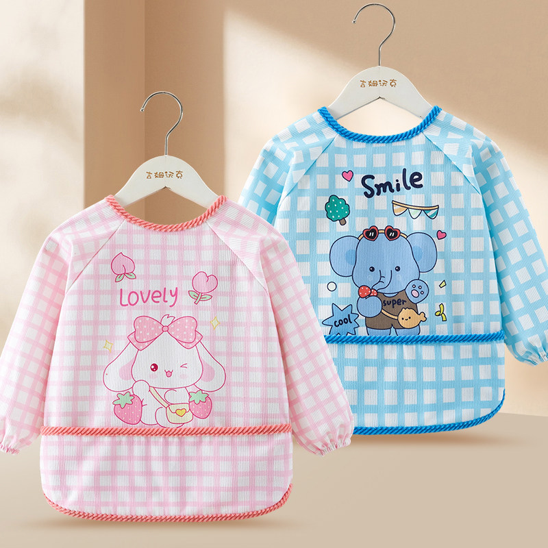 宝宝罩衣秋冬季外穿洋气儿童男宝围兜女孩吃饭围裙婴儿反穿衣防水,淘宝优惠券,粉丝福利购,淘宝优惠卷