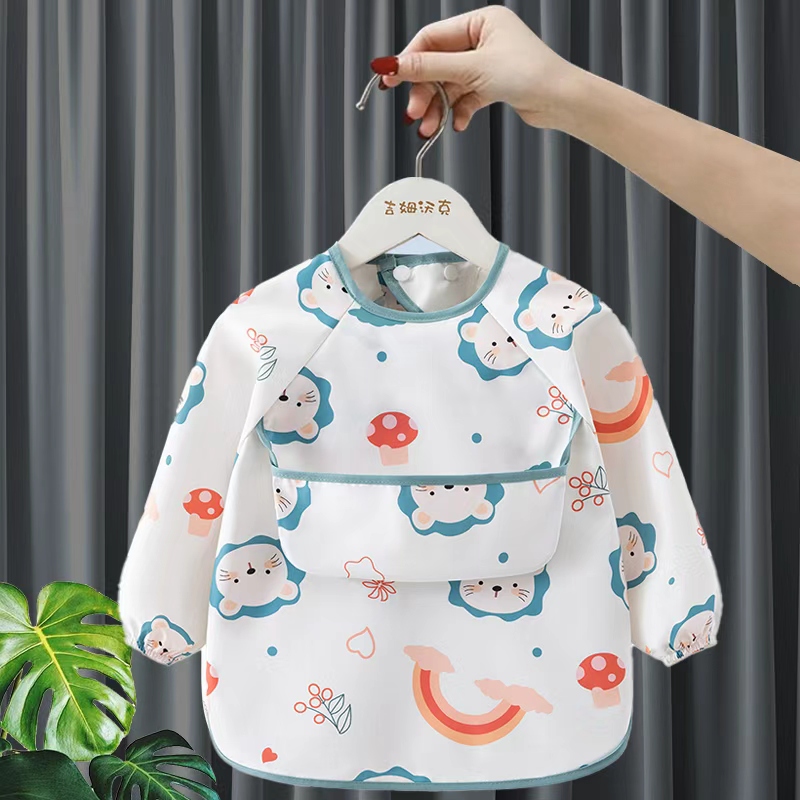 Jim Walker baby eating bib children's smock