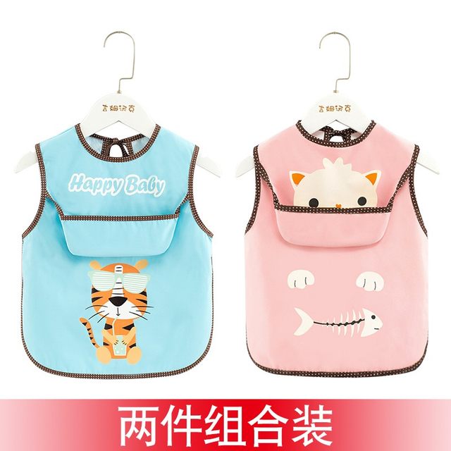 Baby eating bibs smock children eating bibs