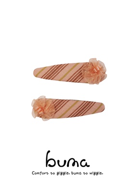 buma手工甜美百搭女童侧边发夹