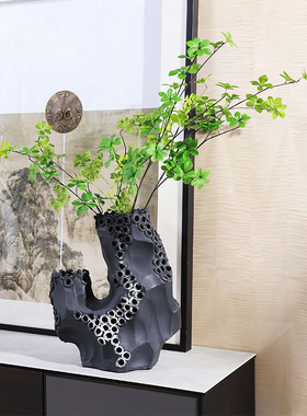 高温陶瓷现代新中式玄关创意摆件