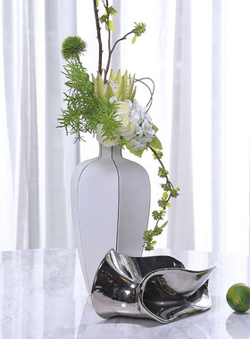 高温陶瓷现代新中式玄关创意摆件