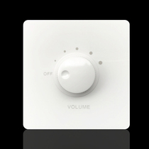 Horn Single Two-way Set Resistance Tune Tone Switch Home W Court Background Music Volume Adjustment Control Switch 86 Panel