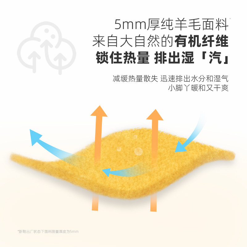小茸0-2宝宝学步鞋婴童纯羊毛柔软家居鞋小鸭气球软底防滑室内鞋,淘宝优惠券,粉丝福利购,淘宝优惠卷
