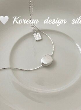 银饰大门春夏纯银高级感拉丝简约