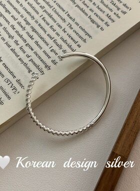 高级感不韩国女对称麻花insS925