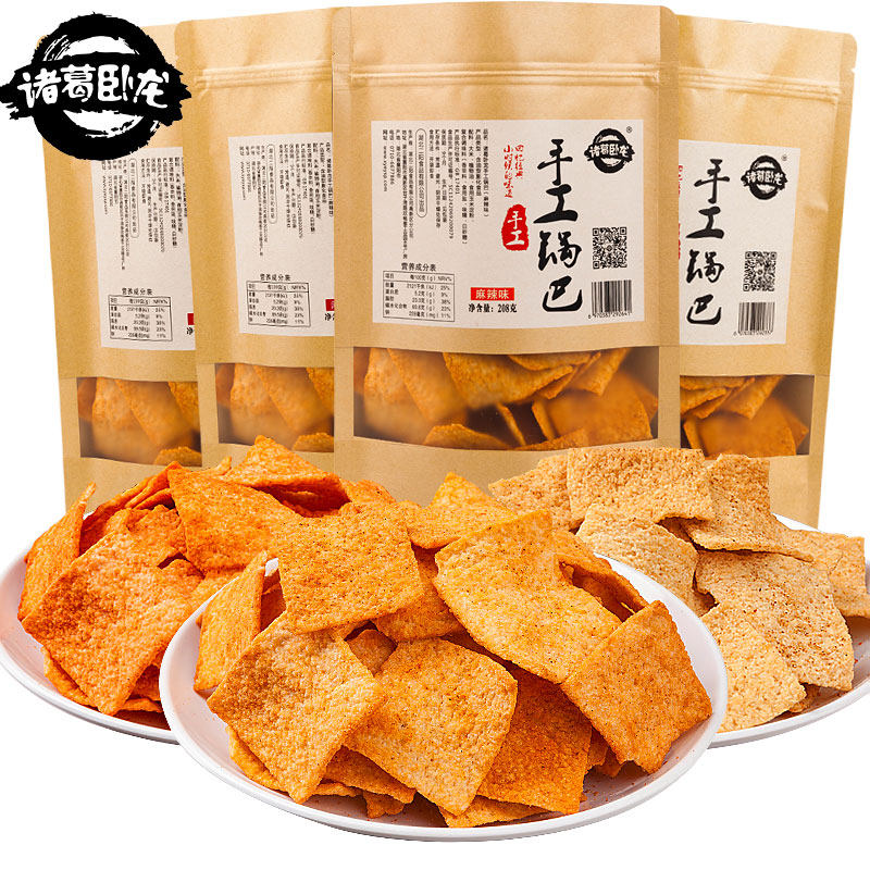 诸葛卧龙手工400g*6老襄阳锅巴 诸葛卧龙膨化食品