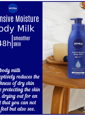 NIVEA48H Intensive Moisture Body Milk Lotion 380ml