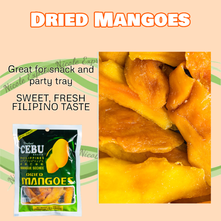 Cebu Dried Mangoes Made in the Philippines 100g-图0