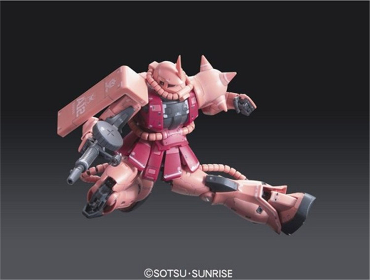 万代拼装模型 RG 02 1/144 MS-06S Zaku II红扎古夏亚高达B_虎窝淘