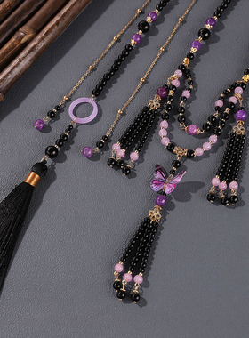 汉服配饰旗袍璎珞古风汉服项链