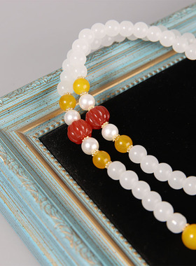 新中式马面裙配饰璎珞背云