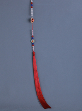 超长流苏软璎珞日常复古百搭明