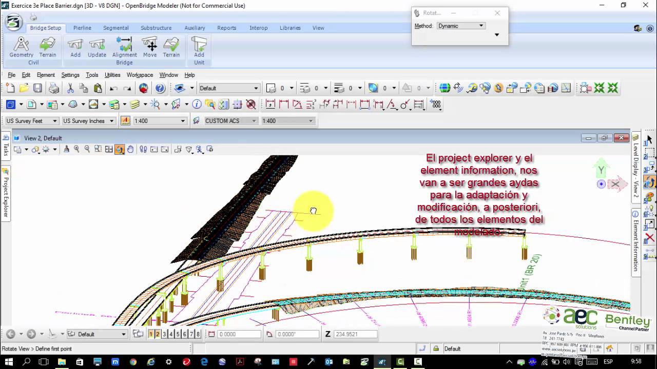 Bentley openbridge modeler桥梁建模视频教程奔特力结构钢筋-图1