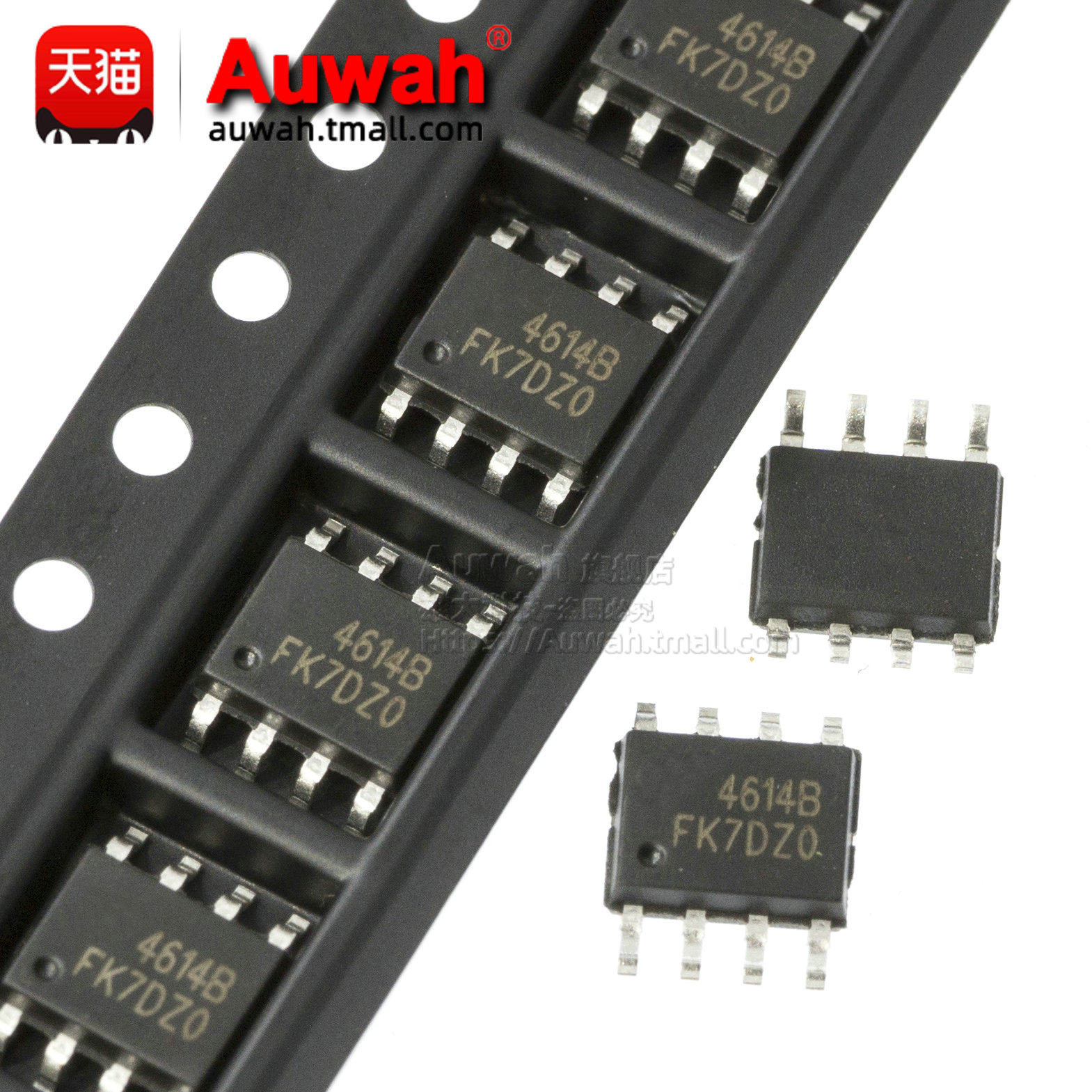 原装贴片MOS管 MOSFET AO4614B SOIC-8 P+N双沟道_虎窝淘