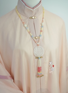 【春未眠】春日长璎珞带背云原创设计手工百搭少女