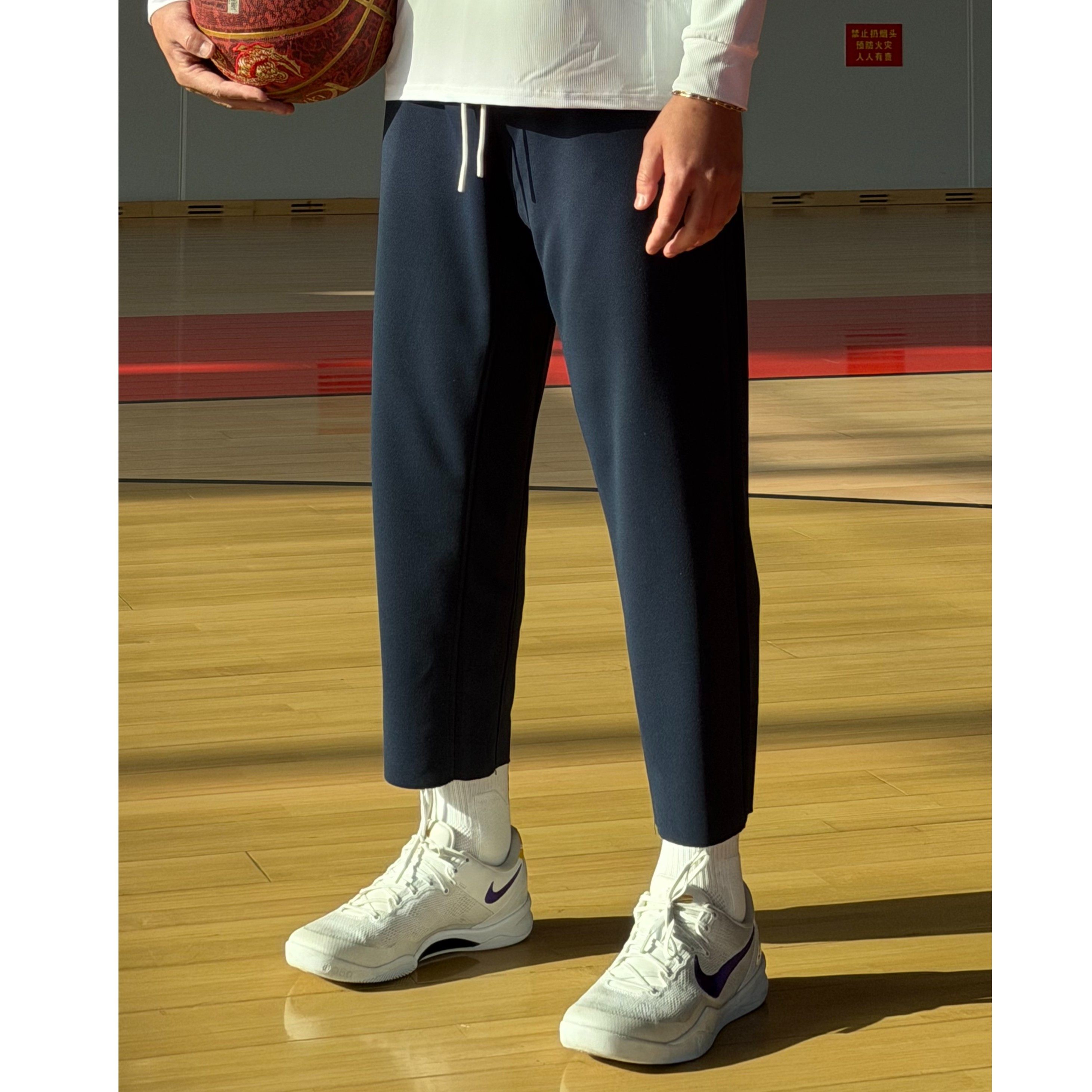 WEBALLER  布克九分裤篮球卫裤男士运动百搭潮流抽绳宽松训练篮球,淘宝优惠券,粉丝福利购,淘宝优惠卷