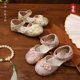 Girls Hanfu Shoes Summer Sandals 2025 New Ancient Style Cloth Shoes Handmade Ancient Costume Chinese Style Children's Embroidered Shoes