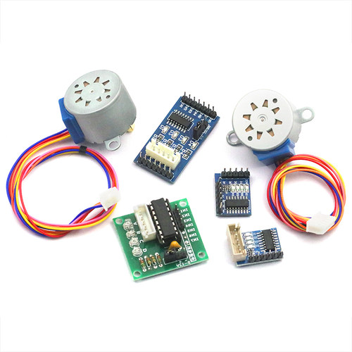 步进电机28BYJ48 uln2003驱动板器4相5线减速电机5V 12V马达模块 - 图0