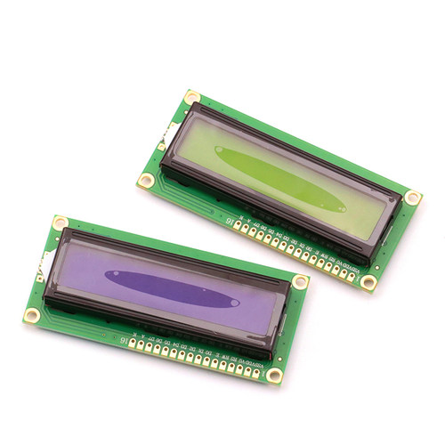 LCD1602 黄绿屏 1602A 液晶显示屏 LCD-1602-5V  带背光黑字体 - 图0