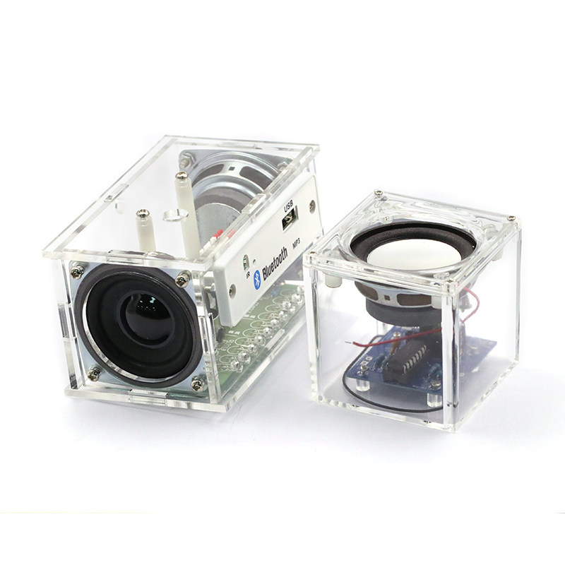 蓝牙音箱小音响diy制作套件带声控频谱显示 学生教学散件焊接练习,淘宝优惠券,粉丝福利购,淘宝优惠卷