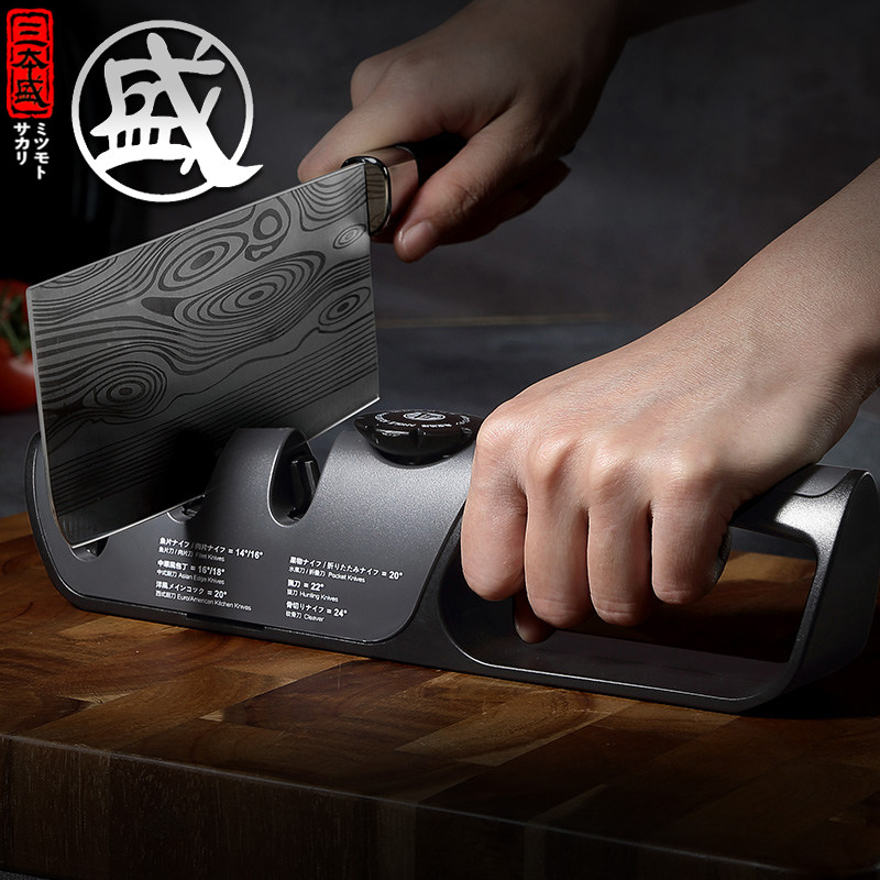 日本三本盛多功能磨刀神器 磨刀石快速磨刀器手动 厨房家用菜刀,淘宝优惠券,粉丝福利购,淘宝优惠卷