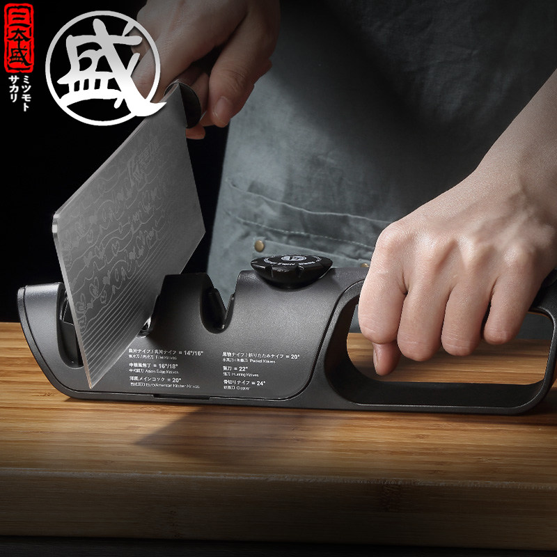 日本三本盛多功能磨刀神器 磨刀石快速磨刀器手动 厨房家用菜刀,淘宝优惠券,粉丝福利购,淘宝优惠卷