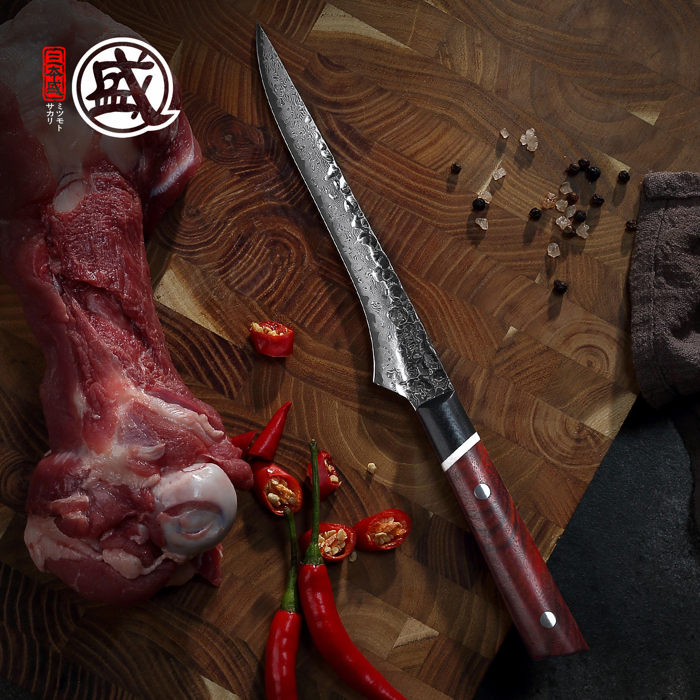 菜刀日本进口厨房家用刀具切菜切肉切片大马士革,淘宝优惠券,粉丝福利购,淘宝优惠卷