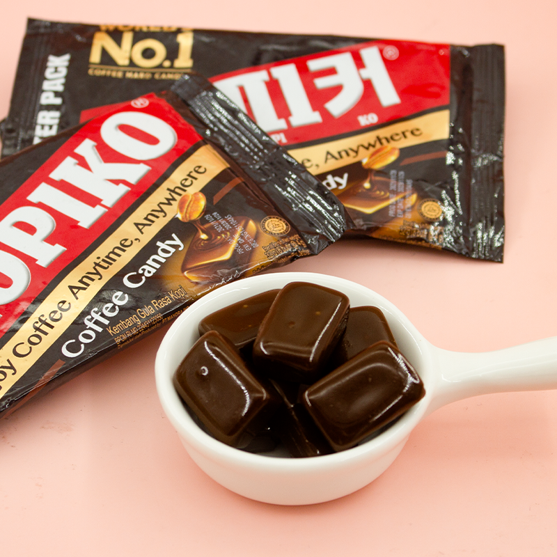 kopiko可比可咖啡糖文森佐同款板糖方块硬糖印尼进口休闲糖果零食-图0