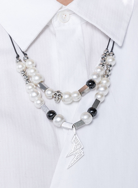 donsmoke20aw国潮恶搞骷髅珍珠