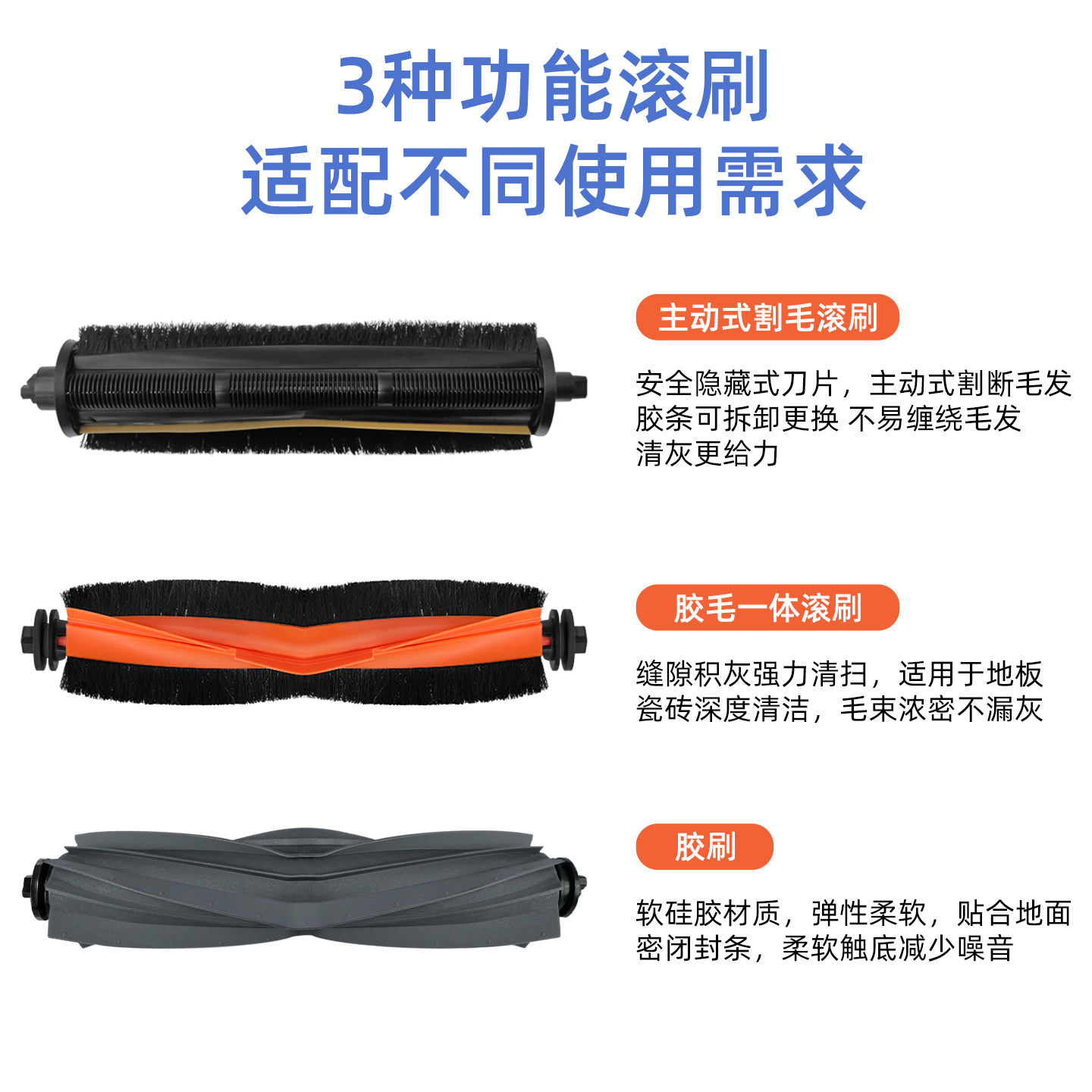 适配追觅MOVA扫地机器人Z5配件尘袋Z5 PRO滚边刷滤网清洁液剂耗材,淘宝优惠券,粉丝福利购,淘宝优惠卷