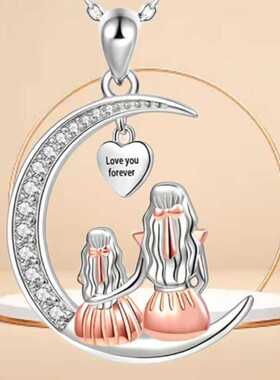 ins风母女项链母亲节项链
