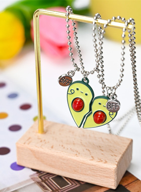 其他锌合金十字链男女通用牛油果