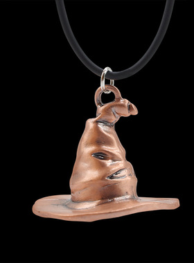 创意欧美饰品合金帽子项链男挂坠