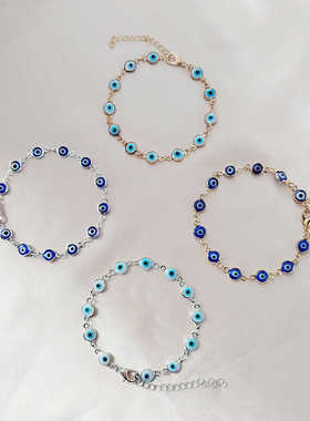 民族风恶魔之眼手链男女同款