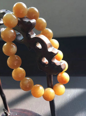 【木糖醇】且末糖手链天然和田玉且末料且末老红糖手串手链新疆糖